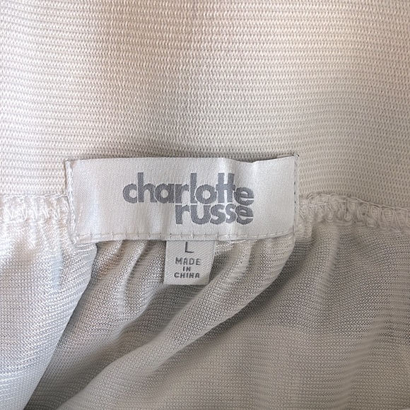 NWOT Charlotte Russe Flare skirt with Belt and Pockets - Picture 7 of 12